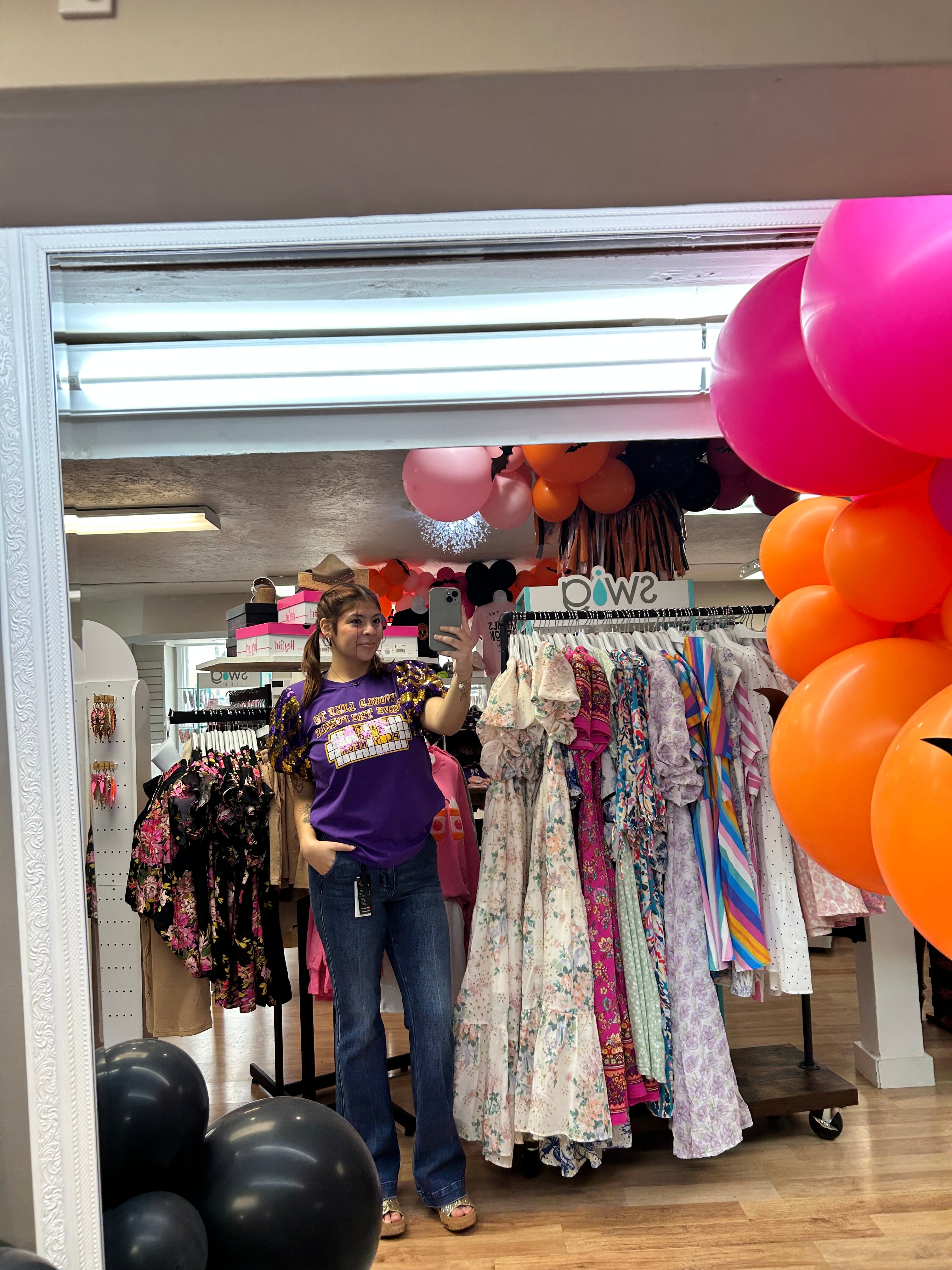 Let The Band Play Top-Game Day-Dear Me Southern Boutique, located in DeRidder, Louisiana