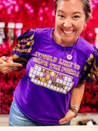 Let The Band Play Top-Game Day-Dear Me Southern Boutique, located in DeRidder, Louisiana