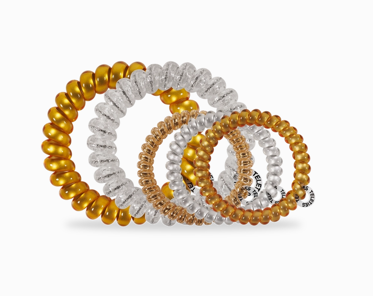 Let's Get Fizzy Mixed Pack Teleties-Mixed Hair Ties-Dear Me Southern Boutique, located in DeRidder, Louisiana