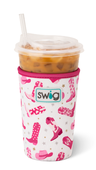 Let's Go Girls Swig Iced Cup Coolie-Tumblers/Mugs-Dear Me Southern Boutique, located in DeRidder, Louisiana