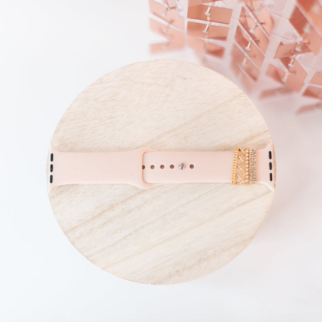 Light Pink Bling Watch Band-watch band-Dear Me Southern Boutique, located in DeRidder, Louisiana