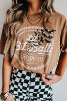 Lil Bit Batty Camel Tee-Dear Me Southern Boutique, located in DeRidder, Louisiana
