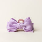 Lilac - Satin Bougie Bow Claw Clip-Hair Clip-Dear Me Southern Boutique, located in DeRidder, Louisiana