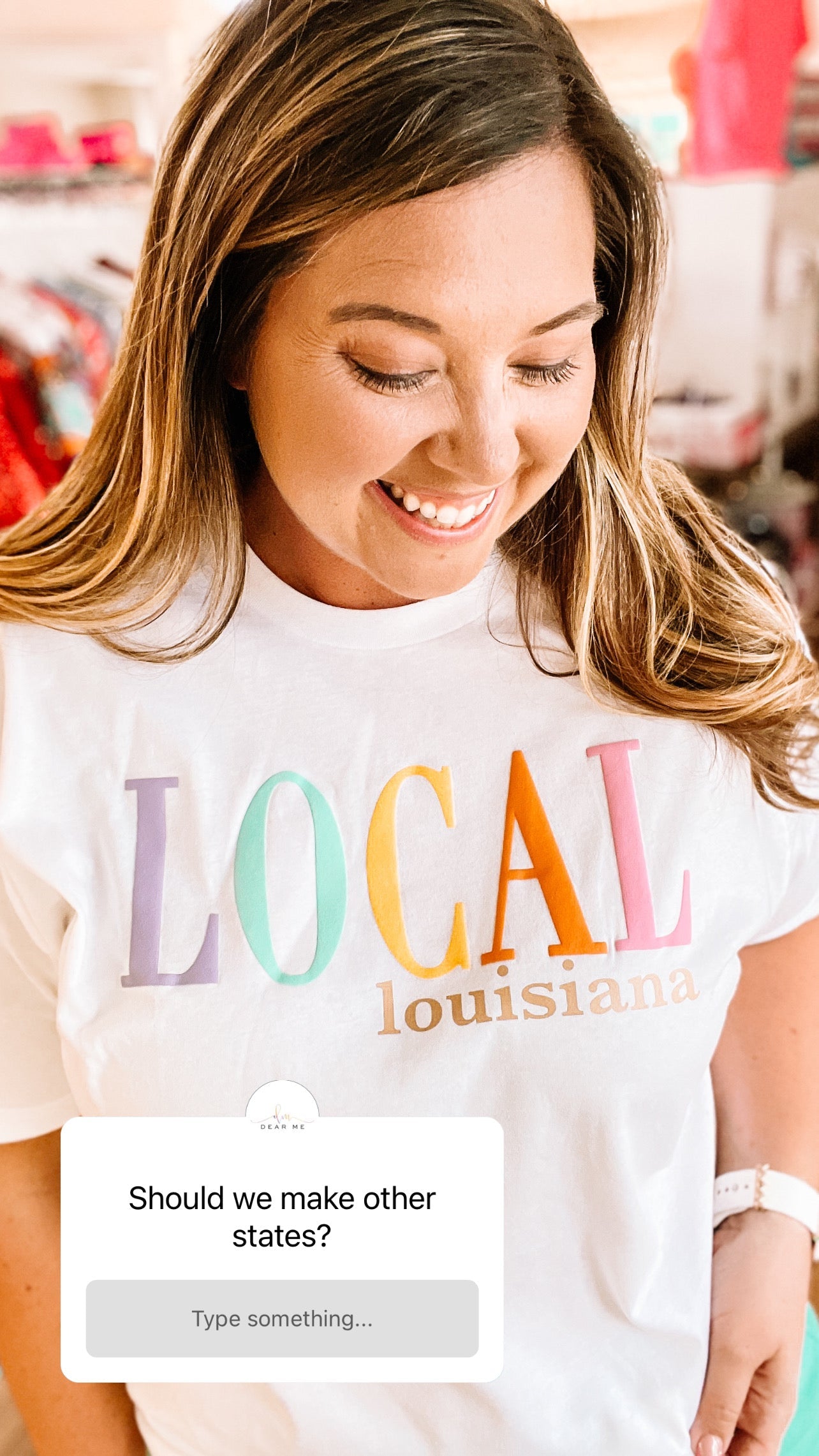 Local Puff Tee - Louisiana-Graphic Tops-Dear Me Southern Boutique, located in DeRidder, Louisiana