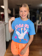Loose As A Goose Tee-Tees-Dear Me Southern Boutique, located in DeRidder, Louisiana