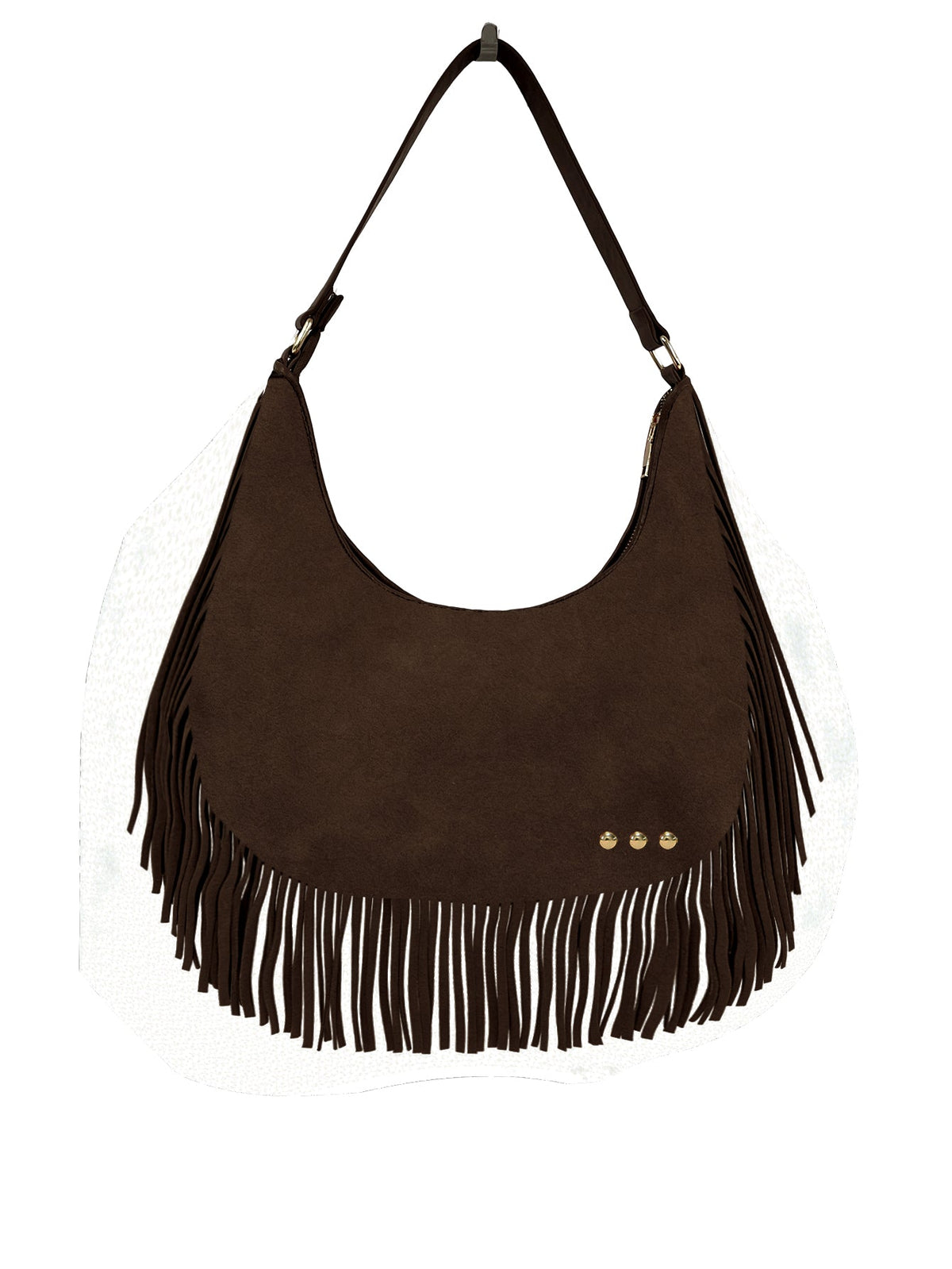 Loretta Suede Fringe Slouchy Bag-Presales-Dear Me Southern Boutique, located in DeRidder, Louisiana