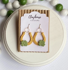 Lucky Horseshoe Clay Earrings-Earrings-Dear Me Southern Boutique, located in DeRidder, Louisiana