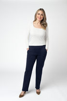 Luxe Ankle Bottoms- Navy-Other Bottoms-Dear Me Southern Boutique, located in DeRidder, Louisiana