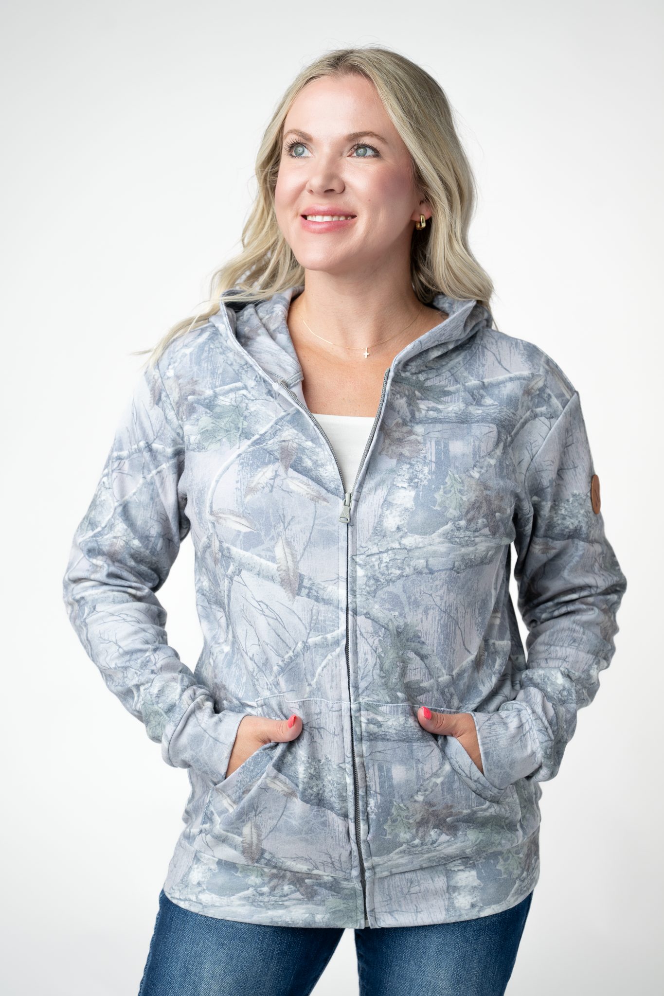 MARKET EXCLUSIVE Fullzip Hoodie - Camo-hoodie-Dear Me Southern Boutique, located in DeRidder, Louisiana