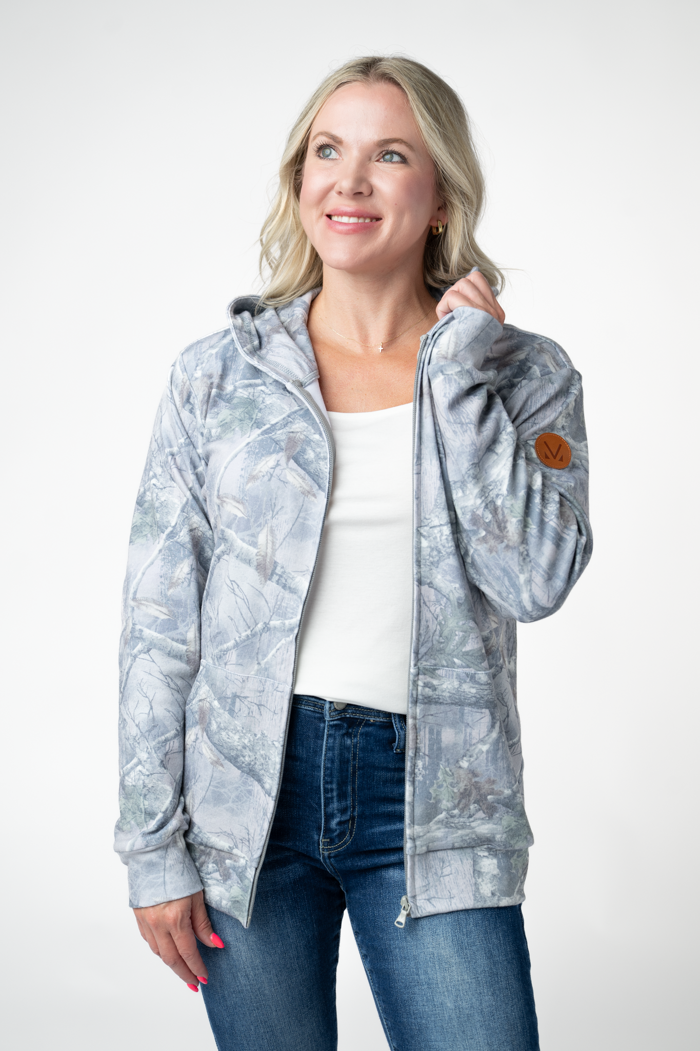 MARKET EXCLUSIVE Fullzip Hoodie - Camo-hoodie-Dear Me Southern Boutique, located in DeRidder, Louisiana