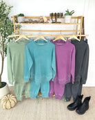 MARKET EXCLUSIVE Vintage Wash Pullover - Black-Pullover-Dear Me Southern Boutique, located in DeRidder, Louisiana