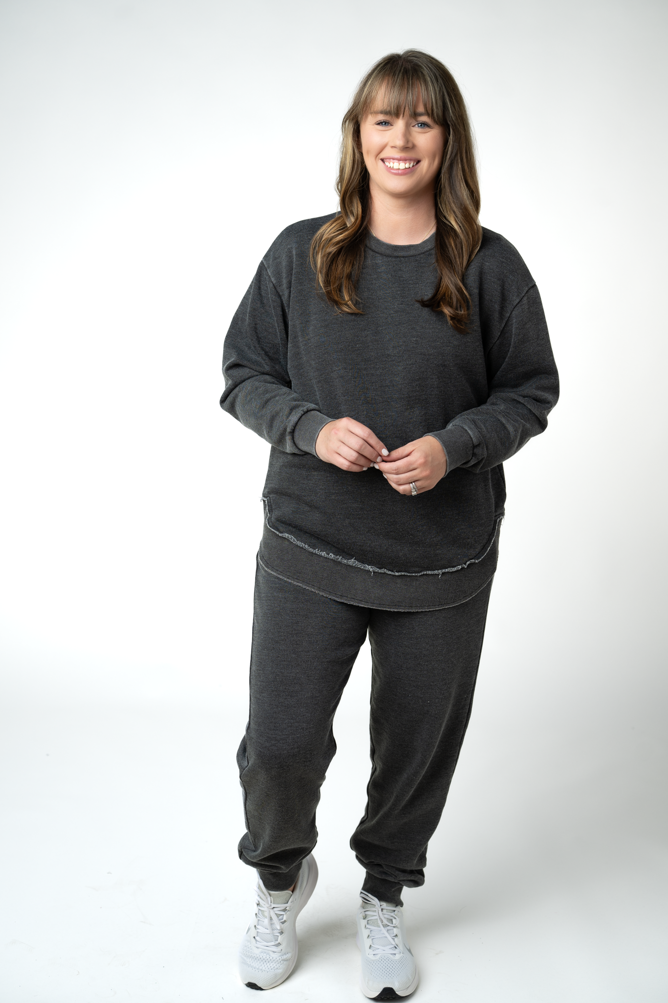 MARKET EXCLUSIVE Vintage Wash Pullover - Black-Pullover-Dear Me Southern Boutique, located in DeRidder, Louisiana