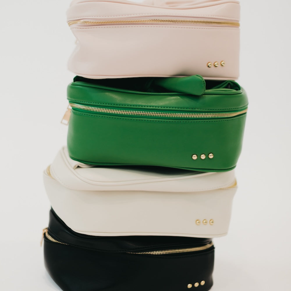 Madelyn Bow Makeup Bag-Presales-Dear Me Southern Boutique, located in DeRidder, Louisiana