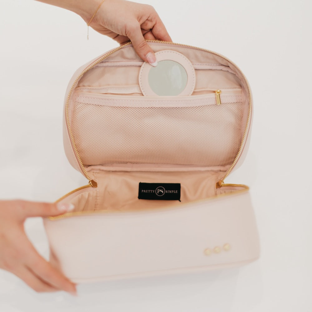 Madelyn Bow Makeup Bag-Presales-Dear Me Southern Boutique, located in DeRidder, Louisiana