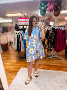 Magnolia Bloom Floral Dress-Dear Me Southern Boutique, located in DeRidder, Louisiana