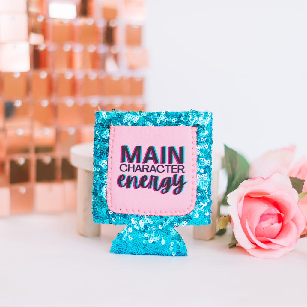 Main Character Energy Koozie-Dear Me Southern Boutique, located in DeRidder, Louisiana