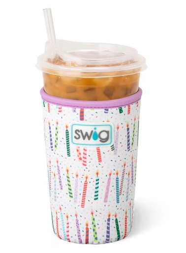 Make A Wish Swig Iced Cup Coolie-Drinkwear-Dear Me Southern Boutique, located in DeRidder, Louisiana