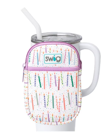 Make A Wish Swig Mega Mug Pouch-Drinkwear-Dear Me Southern Boutique, located in DeRidder, Louisiana