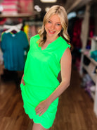 Make it Count Textured Skort Set -Green-Sets-Dear Me Southern Boutique, located in DeRidder, Louisiana