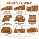 Makeup Junkie Bags - Suede Soul Amber-Presales-Dear Me Southern Boutique, located in DeRidder, Louisiana