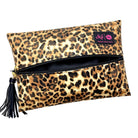 Makeup Junkie Pouches- Lady Leopard-Makeup Bags-Dear Me Southern Boutique, located in DeRidder, Louisiana
