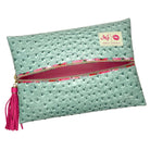 Makeup Junkie Pouches- Ostrich Pouches-Makeup Bags-Dear Me Southern Boutique, located in DeRidder, Louisiana
