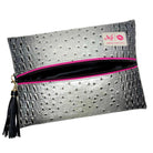 Makeup Junkie Pouches- Ostrich Pouches-Makeup Bags-Dear Me Southern Boutique, located in DeRidder, Louisiana