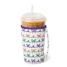 Mardi Gras Bows Iced Cup Coolie-Wine + Cocktails-Dear Me Southern Boutique, located in DeRidder, Louisiana