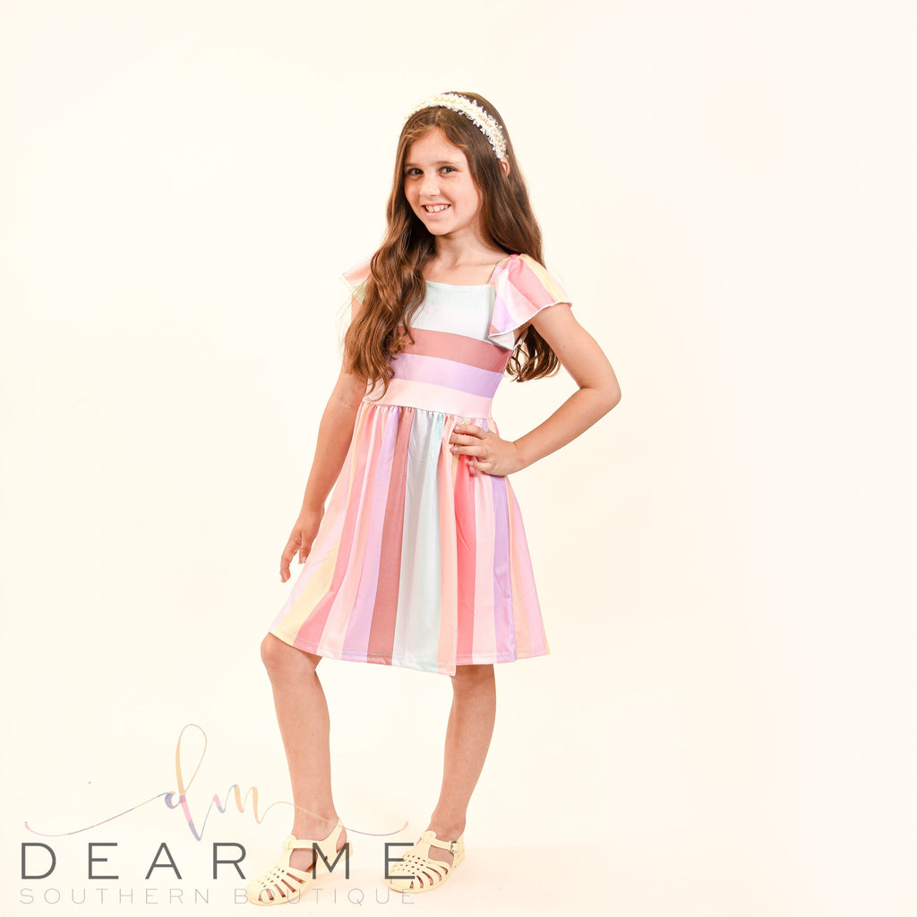 Meet Me at the Rainbow Dress-Kids-Dear Me Southern Boutique, located in DeRidder, Louisiana