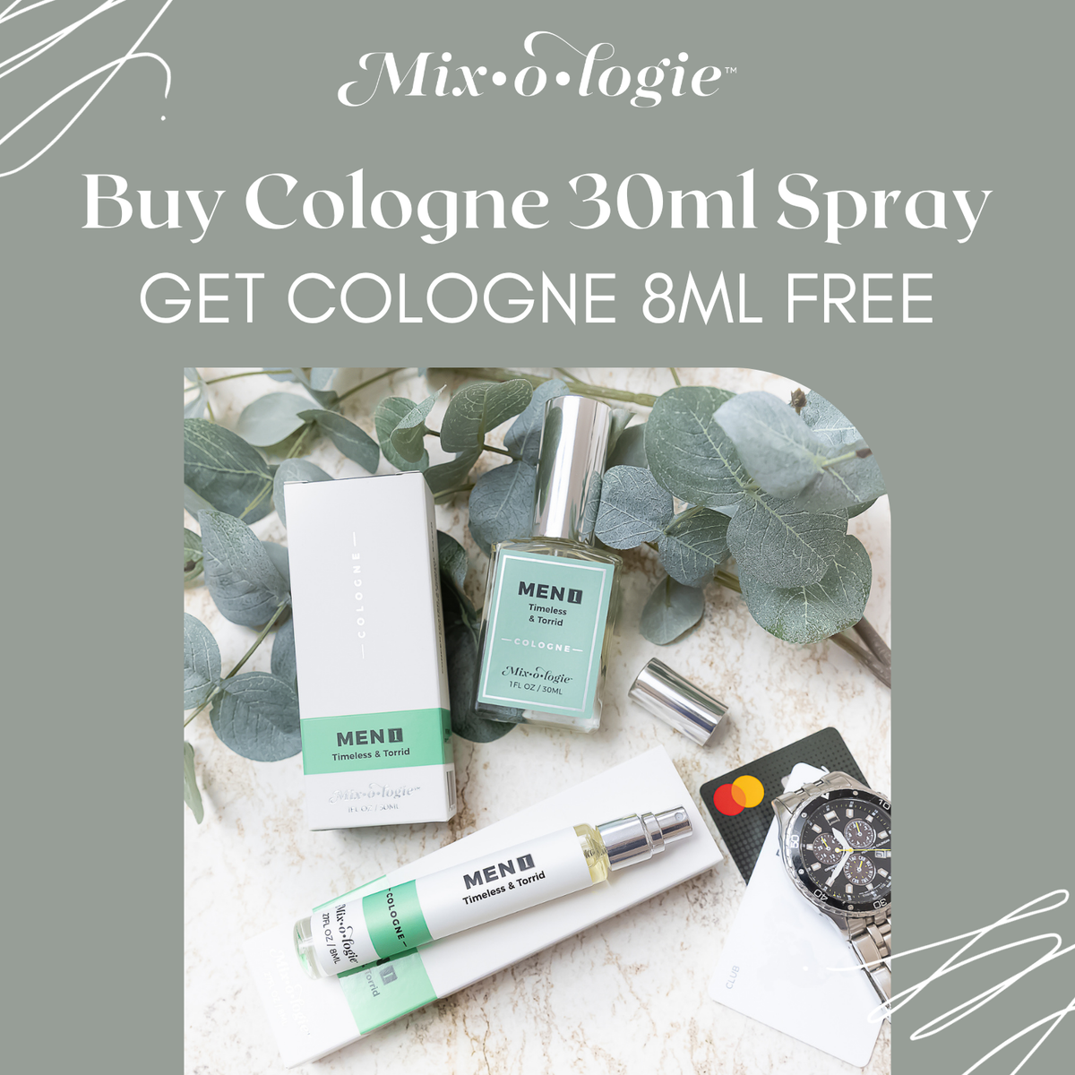 Men’s Cologne Spray 30 mL with Free 8mL Cologne Spray by Mixologie-Presales-Dear Me Southern Boutique, located in DeRidder, Louisiana