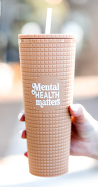 Mental Health Matters Jadelynn Brooke Tumbler-Tumblers/Mugs-Dear Me Southern Boutique, located in DeRidder, Louisiana