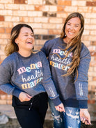 Mental Health Matters Sweatshirt - Jadelynn Brooke-Graphic Tops-Dear Me Southern Boutique, located in DeRidder, Louisiana