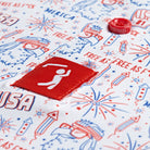 'Merica Polo - White-Dear Me Southern Boutique, located in DeRidder, Louisiana