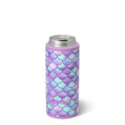 Mermaid Print Skinny Can Cooler-Drinkwear-Dear Me Southern Boutique, located in DeRidder, Louisiana
