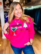 Merrier With Margaritas Pullover-Blouses-Dear Me Southern Boutique, located in DeRidder, Louisiana