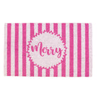 Merry Script Stripe Doormat-Home/Gift-Dear Me Southern Boutique, located in DeRidder, Louisiana