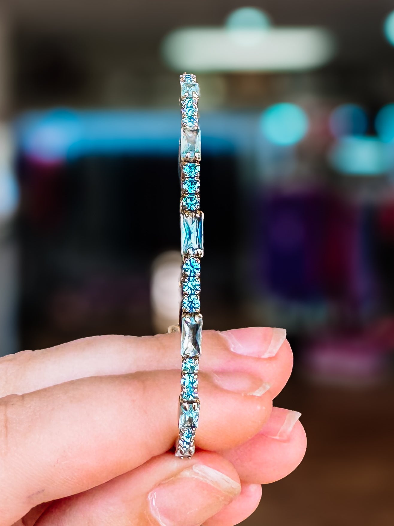 Miami Crystal Bangle - Chocolate Gold Metal-Bracelets-Dear Me Southern Boutique, located in DeRidder, Louisiana