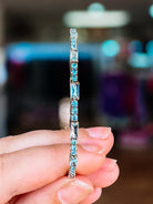 Miami Crystal Bangle - Chocolate Gold Metal-Bracelets-Dear Me Southern Boutique, located in DeRidder, Louisiana