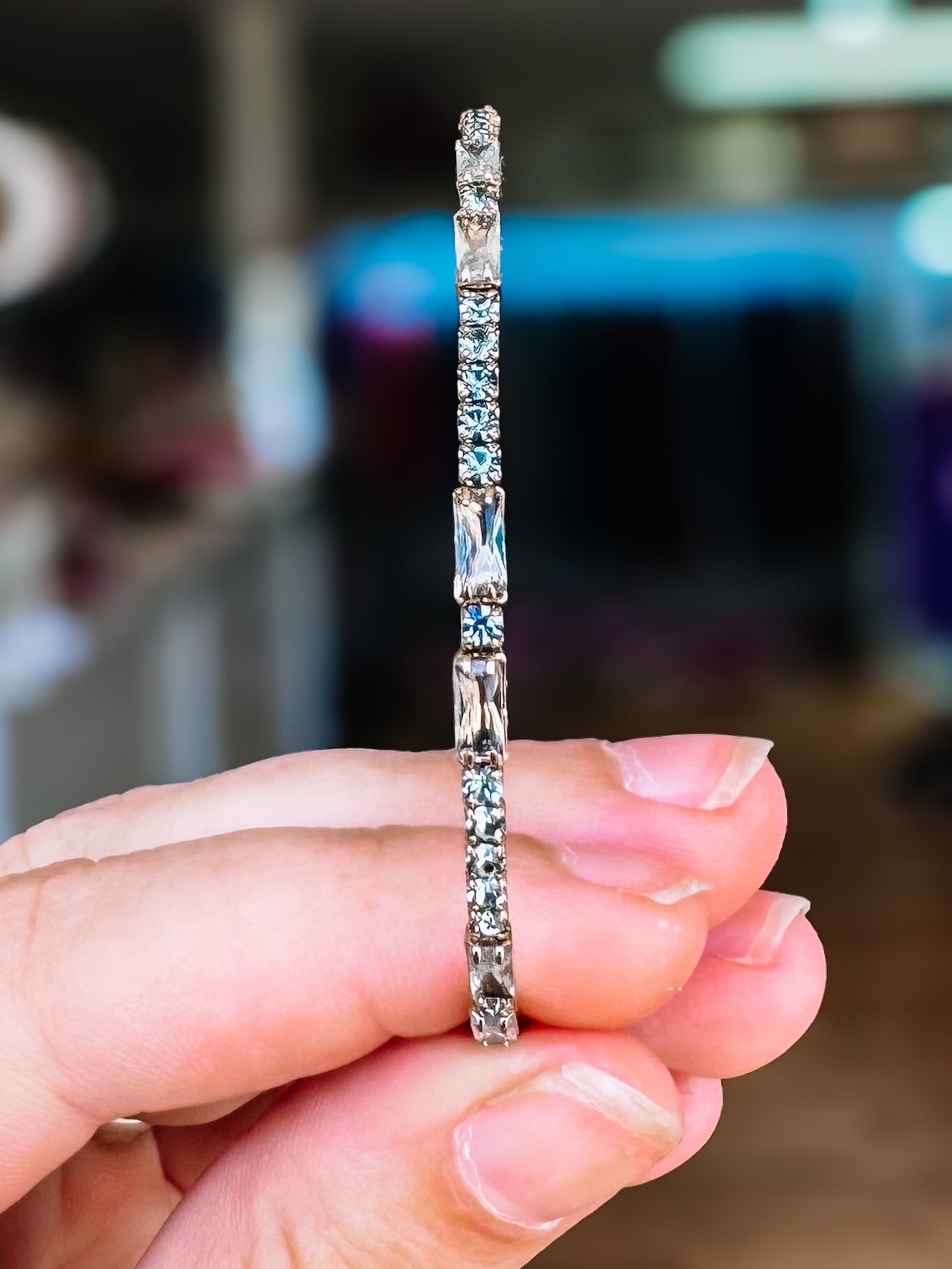 Miami Crystal Bangle - Chocolate Gold Metal-Bracelets-Dear Me Southern Boutique, located in DeRidder, Louisiana