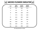 Micro Flower Sweater - Ivory-Sweaters-Dear Me Southern Boutique, located in DeRidder, Louisiana