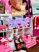 Mini Bow Randans - Brittany Glitter-Earrings-Dear Me Southern Boutique, located in DeRidder, Louisiana