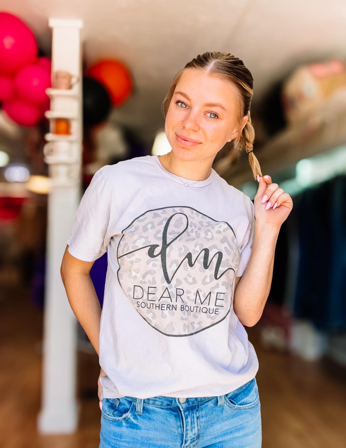 Mini DMSB Merch Tee-Graphic Tops-Dear Me Southern Boutique, located in DeRidder, Louisiana