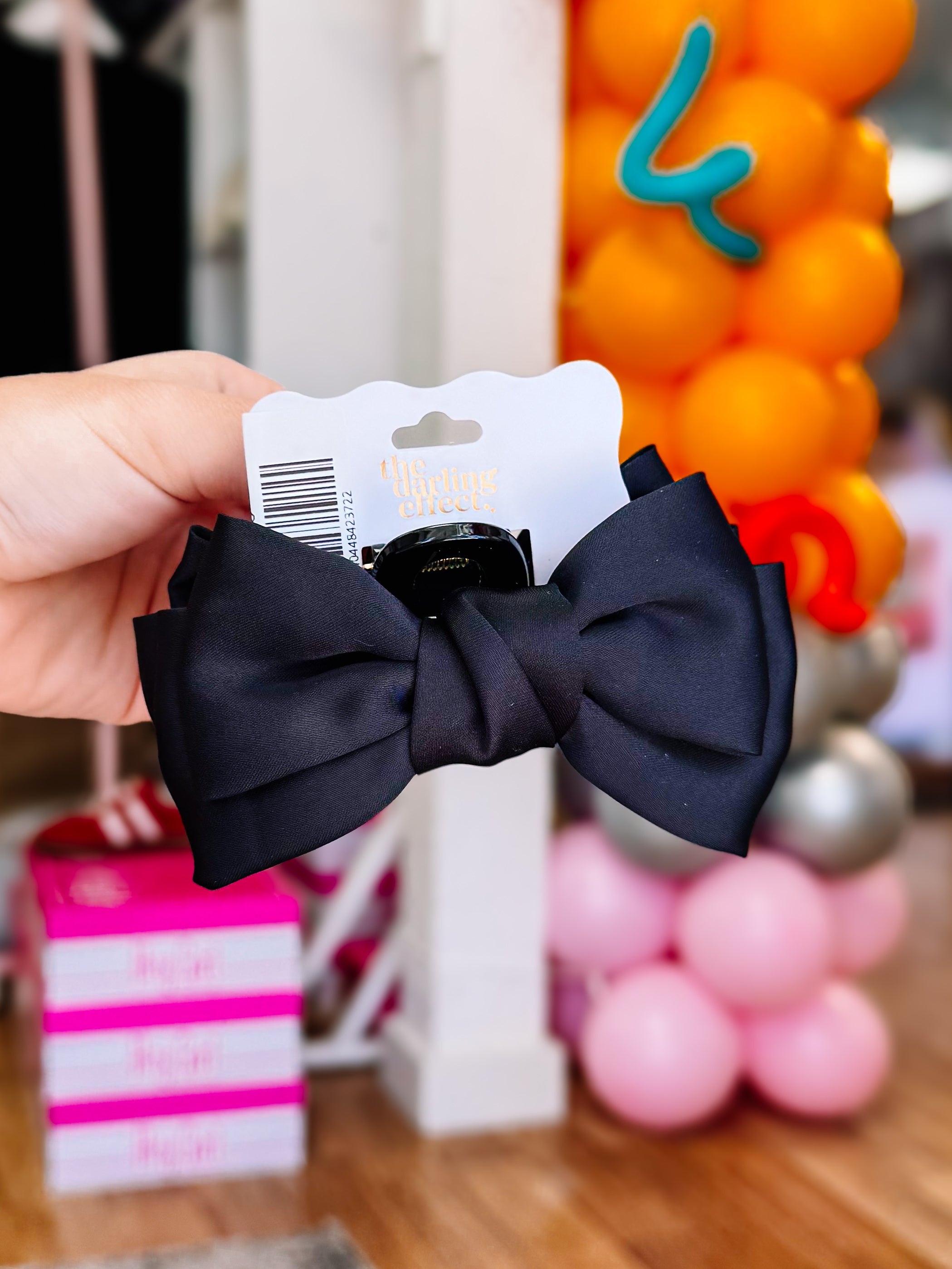 Mini Satin Bougie Bow Claw Clip-Hair Clips-Dear Me Southern Boutique, located in DeRidder, Louisiana