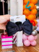 Mini Satin Bougie Bow Claw Clip-Hair Clips-Dear Me Southern Boutique, located in DeRidder, Louisiana