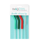 Mint/Green/Red Swig Straw Set-Straws-Dear Me Southern Boutique, located in DeRidder, Louisiana