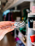 Miramar 3 Strand Crystal Bangle-Bracelets-Dear Me Southern Boutique, located in DeRidder, Louisiana