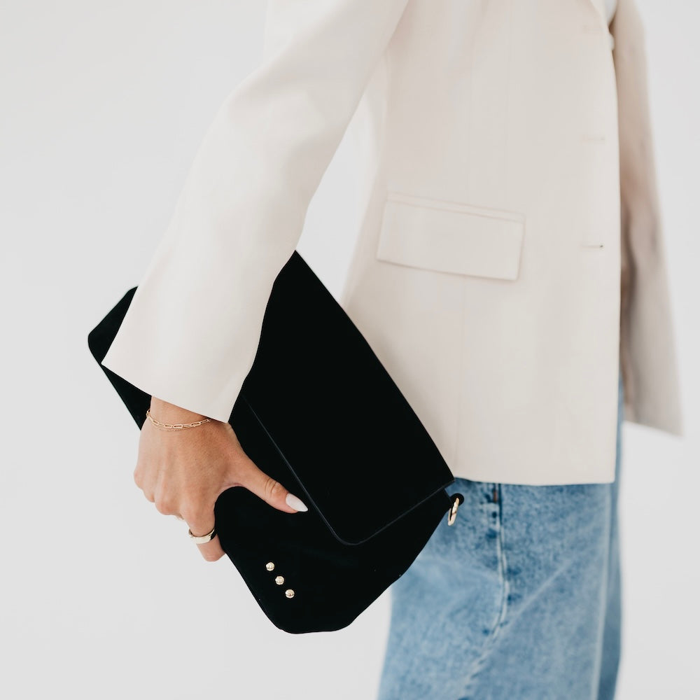 Miranda Suede Flap Crossbody-Crossbody Bag-Dear Me Southern Boutique, located in DeRidder, Louisiana