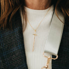 Modern Cross Necklace - WATERPROOF-Presales-Dear Me Southern Boutique, located in DeRidder, Louisiana