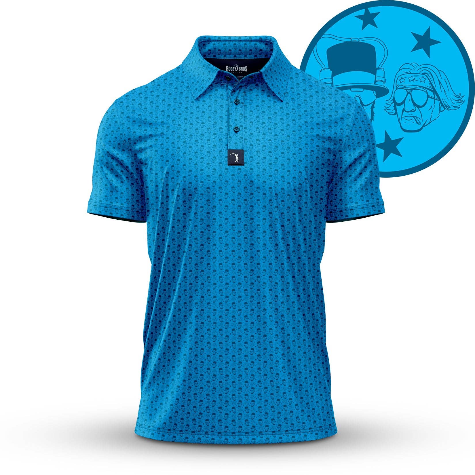 Mt. Crushmore Polo-Tops-Dear Me Southern Boutique, located in DeRidder, Louisiana
