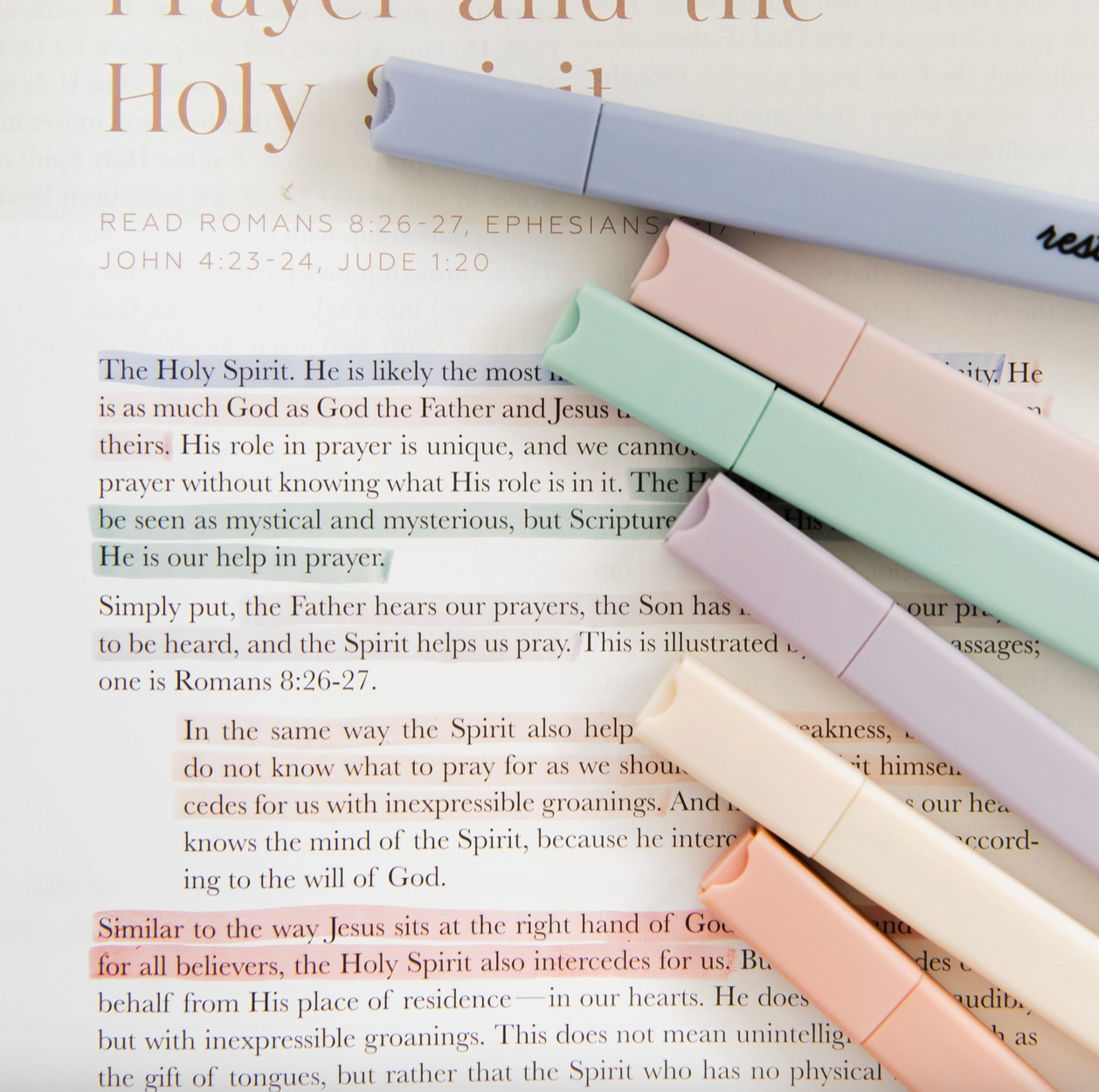 Muted Pastel Highlighters-Gifts-Dear Me Southern Boutique, located in DeRidder, Louisiana